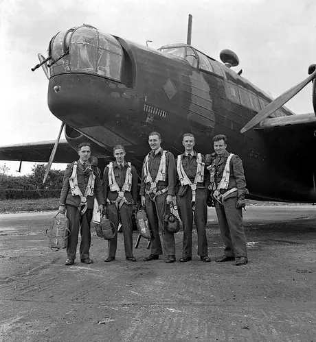 An RCAF crew ready for take-off