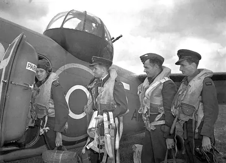 The crew of an RCAF Coastal Command