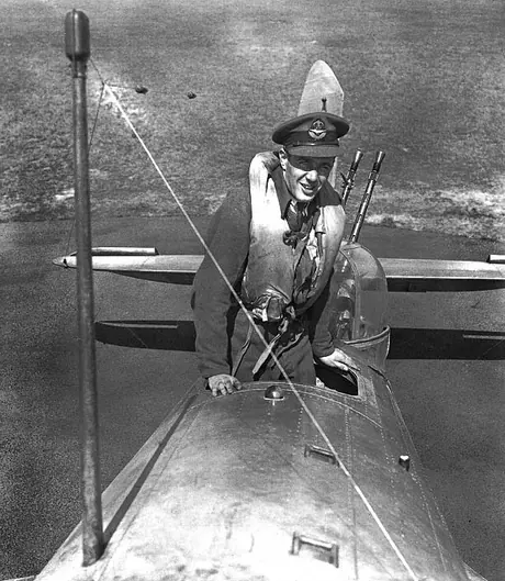 A pilot with the Royal Canadian Air Force Blenheim Fighter Squadron of Coastal Command