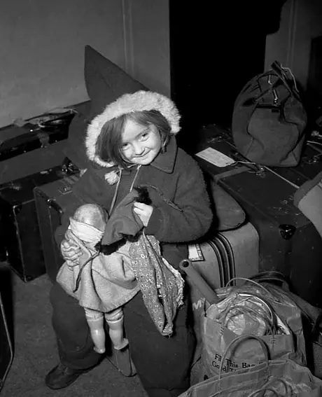 June Carr, who has been living in Moose Jaw, is departing for England with other RAF families