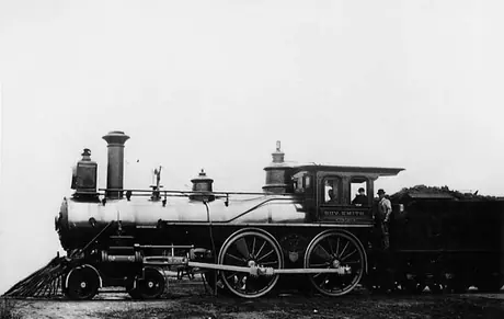 Central Vermont Railway coal burning steam locomotive Gov. Smith no. 29
