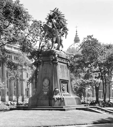Dominion Square monument commemorating Canadians who fell in the South African War