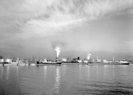 Oil businesses in eastern Montréal