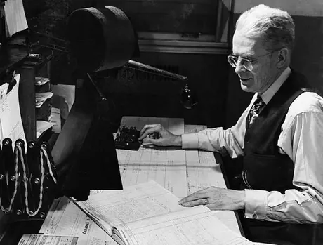 A communications dispatcher at Central Station