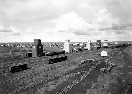 Railway Yard and elevators