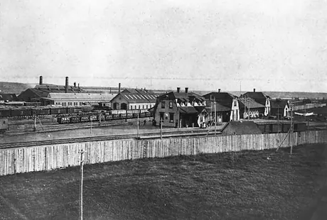 Intercolonial Railway Yard and Station