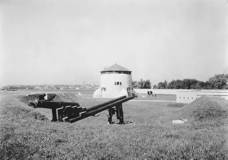 A scenic view of Fort Frederick at the Royal Military College