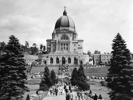 The Saint Joseph's Oratory during its ninth Thanksgiving