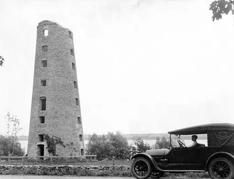 Old mill between Cornwall and Brockville
