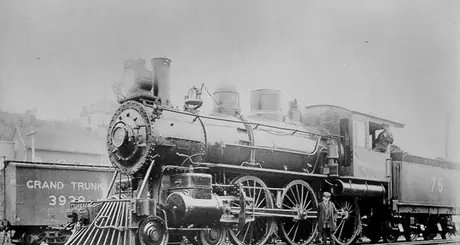 Intercolonial Railway steam locomotive no. 76