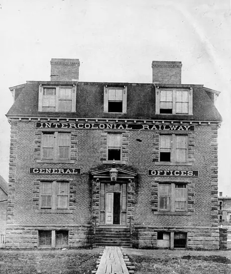 The first Intercolonial Railway General Office Building