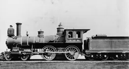 An Intercolonial Railway steam locomotive
