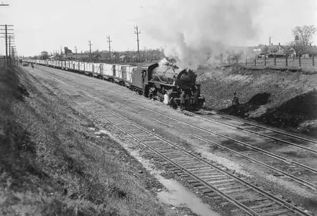 A shipment of automobile parts near Oshawa