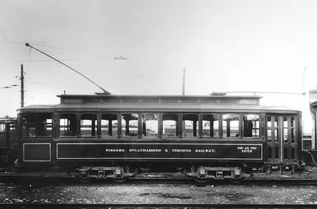 Niagara, St. Catharines and Toronto Railway electric interurban passenger car