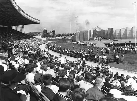 Athletic events at the Canadian National Exhibition Grandstand Stadium