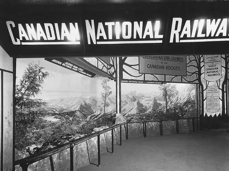 Canadian National Railway display at the Canadian National Exhibition