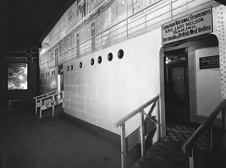 R.M.S. Lady Nelson: A Canadian National Steamships display at the Canadian National Exhibition