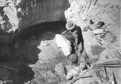Excavating a dinosaur quarry