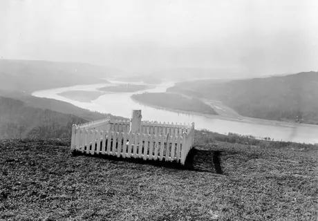 The grave of
