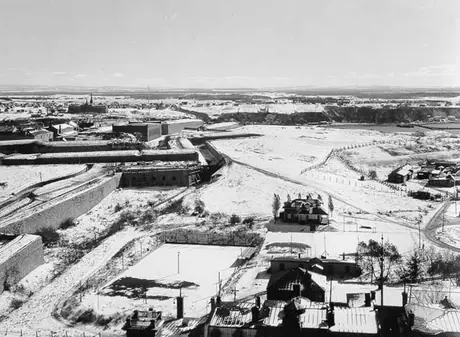 A view of the Citadel and the Plains of Abraham