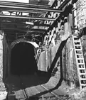 Mount Royal Tunnel - entrance to new south section near Place Ville Marie
