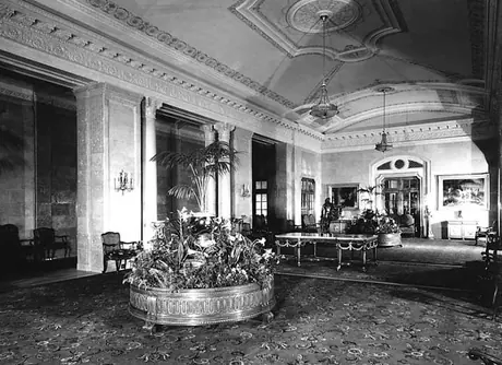 A drawing room in the Château Laurier