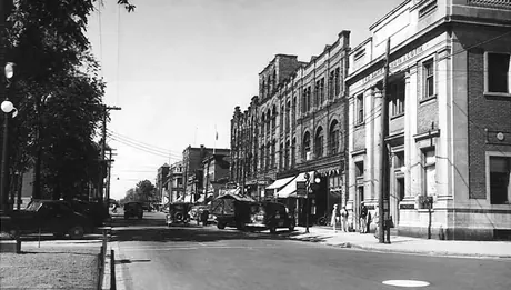 A street scene in Charlottetown