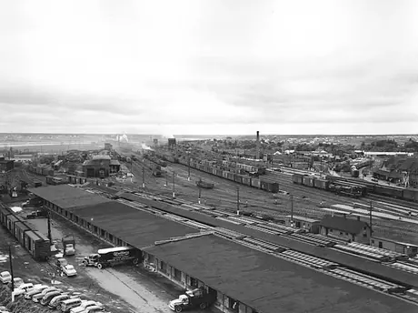Canadian National Railway yard and sheds