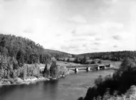 A railway bridge in the New Brunswick countryside
