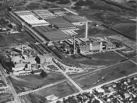 Union stock yards and meat packing plant