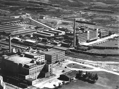 The St. Boniface meat packing plant
