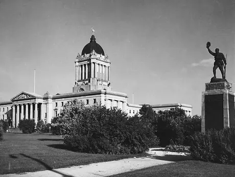 The Manitoba Legislative Building and War Memorial