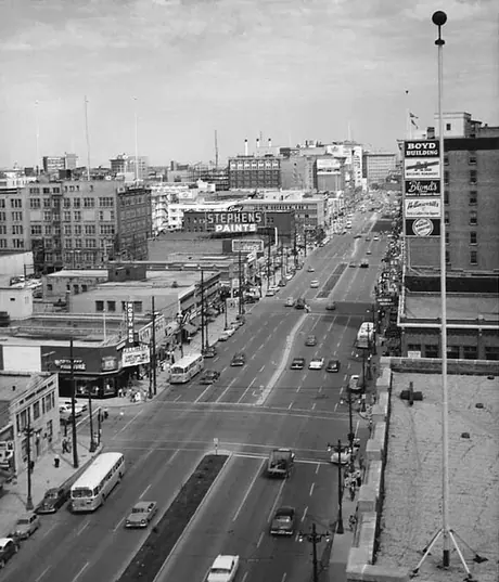 Portage Avenue looking east