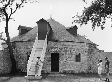 Old Fort Garry interior view