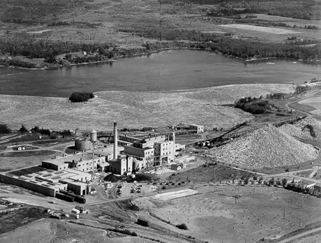 The Pine Falls Pulp and Paper Mill