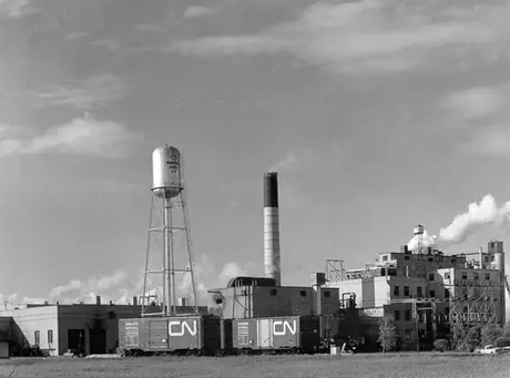 Abitibi's Manitoba Paper Limited Mill