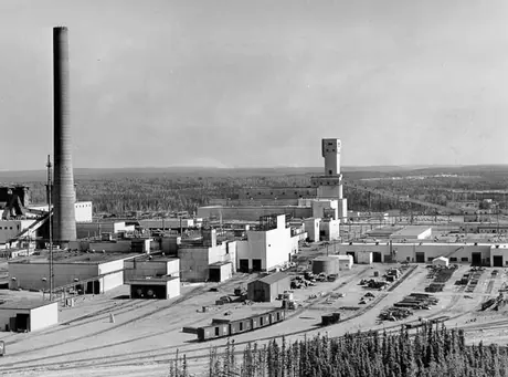 The smelter at Inco's Thompson Mine