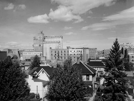 An industrial section of Calgary