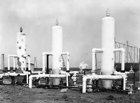 A close-up view of separators at Home no. 1 and no. 2