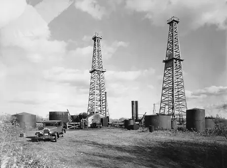 British Petroleum and Gypsy Oil wells