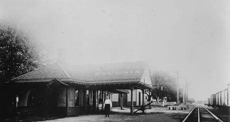 A Grand Trunk Railway station in the United States of America