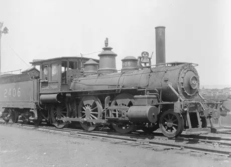 Grand Trunk Railway steam locomotive no. 2406