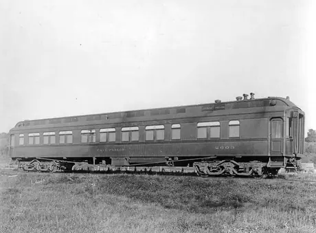 Grand Trunk Railway wooden passenger car no. 2603