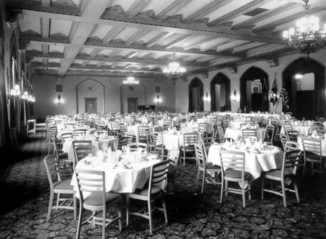 First floor banquet room in the Hotel Vancouver
