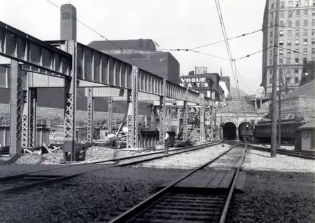 Construction of the Montreal terminal