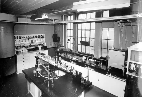 Medical lab in the medical department clinic, Montreal