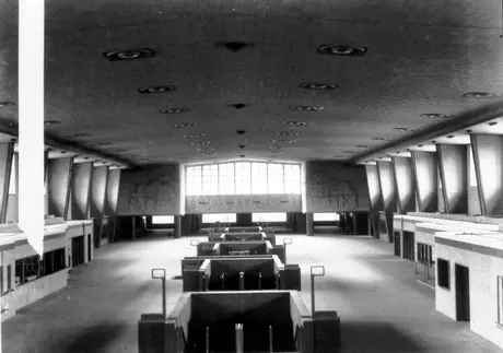 View of Central Station concourse prior to opening
