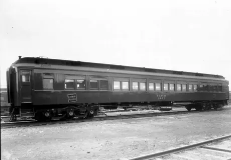 Exterior of passenger car #3857