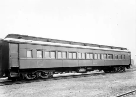 Steel day coach #4923, for remodelling