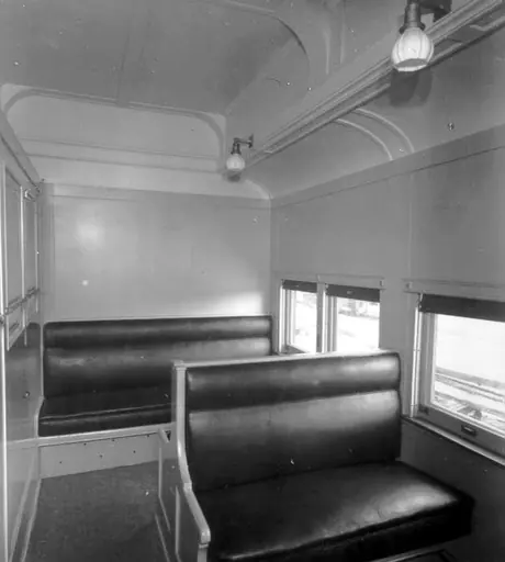 Day coach #4923 after being remodeled